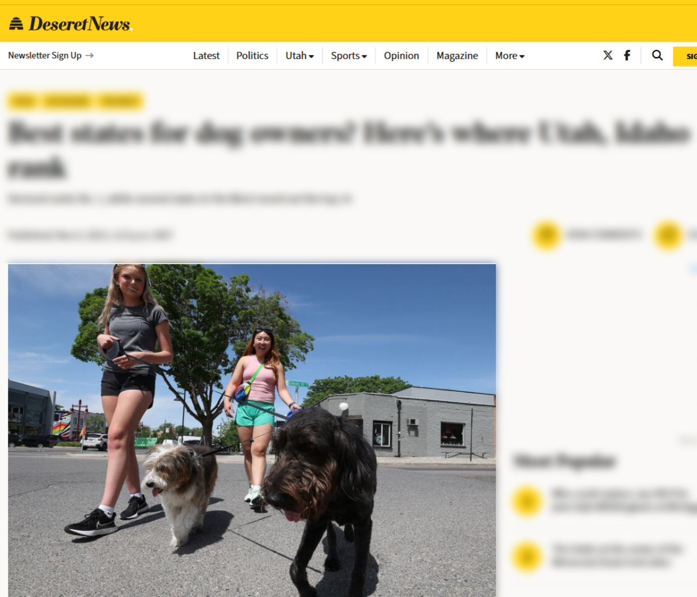 Deseret News coverage