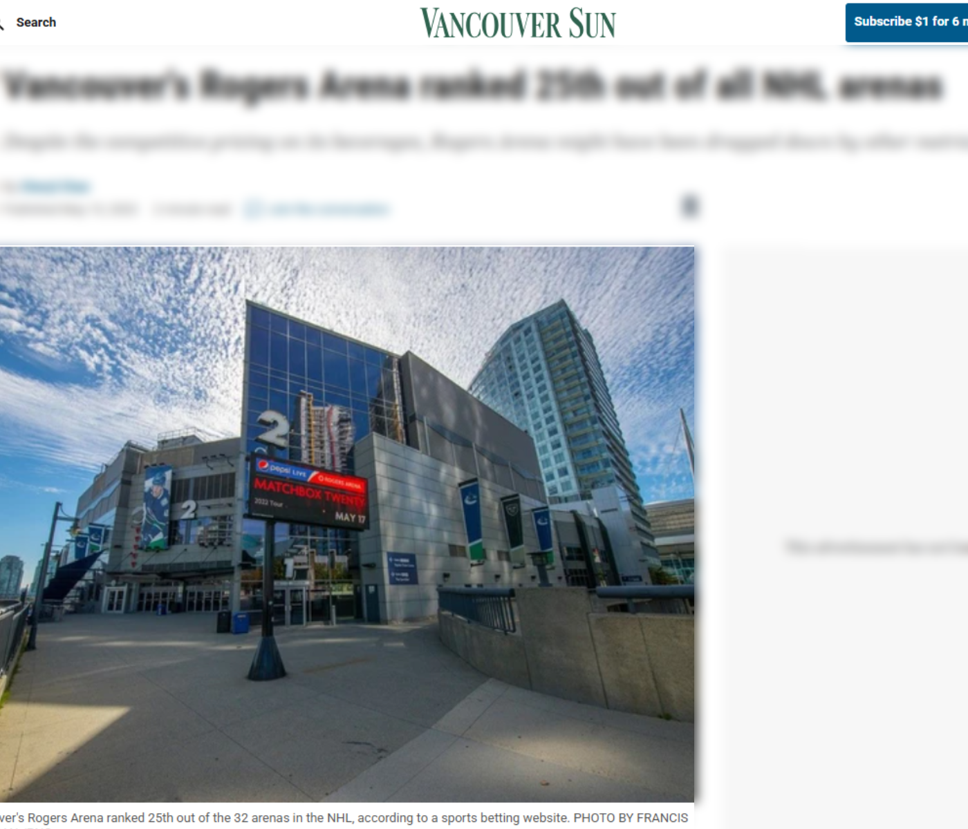 Vancouver Sun coverage