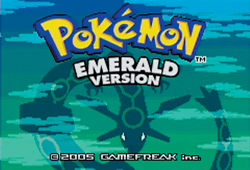 Pokémon Emerald loading screen